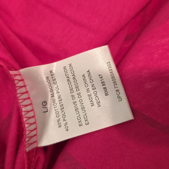 Pink Panther Long Sleeve Top - SZ L - Picture 5 of 5